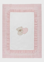 Coperta Jersey Orsetto Cuore LC1210 corredino e abbigliamento neonato | NANU' BABY