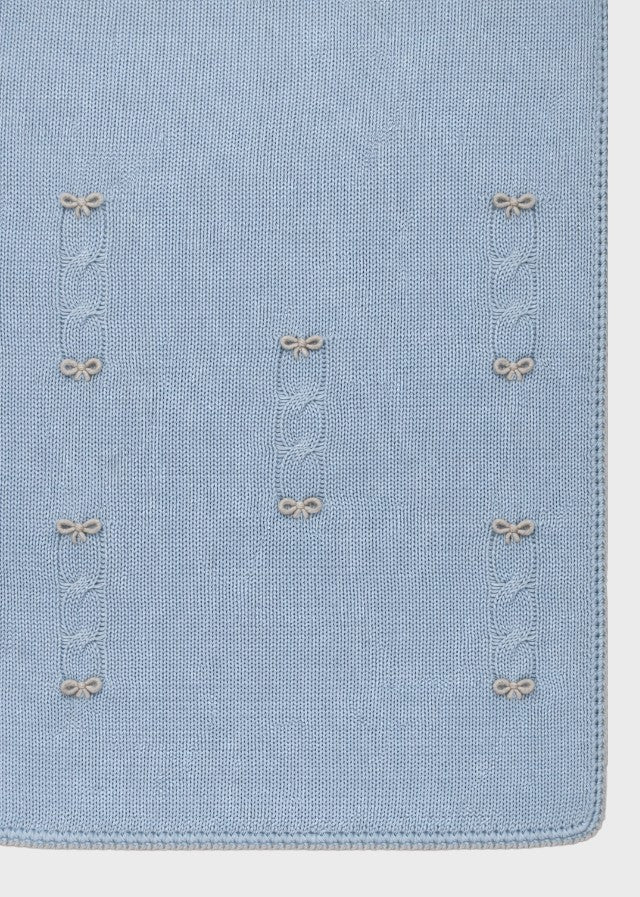 Coperta Punto Vapore Azzurro ROBERTO/CO corredino e abbigliamento neonato | NANU' BABY