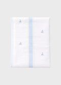 Coperta Ricamata Filo Cielo ATIP/CO corredino e abbigliamento neonato | NANU' BABY