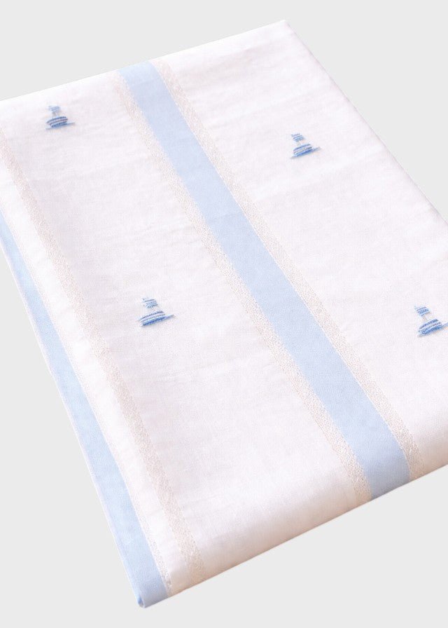 Coperta Ricamata Filo Cielo ATIP/CO corredino e abbigliamento neonato | NANU' BABY