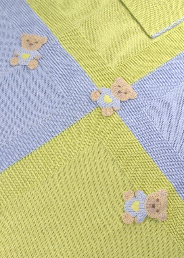 Coperta Teddy Ricamato Cielo EK6080/C corredino e abbigliamento neonato | NANU' BABY