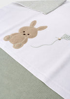 Coperta Tessuto Verde Sabbia EK5481M/V corredino e abbigliamento neonato | NANU' BABY