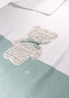 Coperta Tessuto Verde Salvia EK5281/V corredino e abbigliamento neonato | NANU' BABY