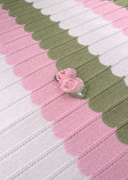 Copertina Cotone Rosa Pesco EK1880 corredino e abbigliamento neonato | NANU' BABY