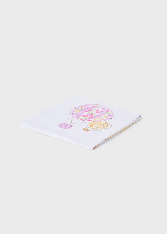 Copertina Cotone Serigrafata Giallo 9025/96 corredino e abbigliamento neonato | NANU' BABY