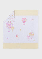 Copertina Cotone Serigrafata Giallo 9025/96 corredino e abbigliamento neonato | NANU' BABY