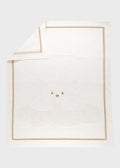 Copertina Cotone Teddy Avorio EK5780/A corredino e abbigliamento neonato | NANU' BABY