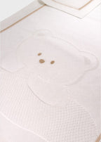 Copertina Cotone Teddy Avorio EK5780/A corredino e abbigliamento neonato | NANU' BABY