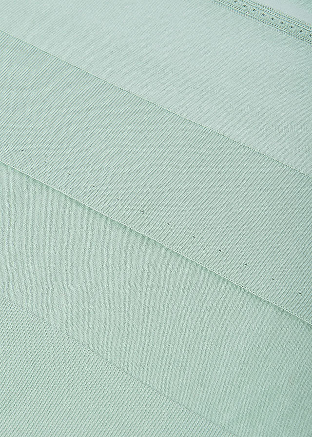 Copertina Cotone Tricot Verde 9019/87 corredino e abbigliamento neonato | NANU' BABY
