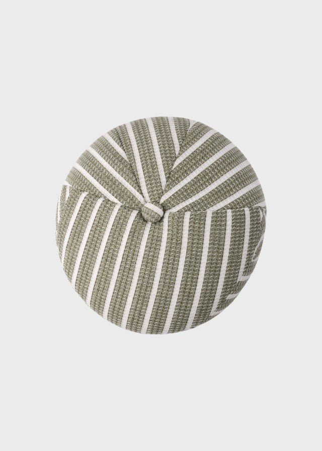 Coppola Cotone Righe Verde corredino e abbigliamento neonato | NANU' BABY