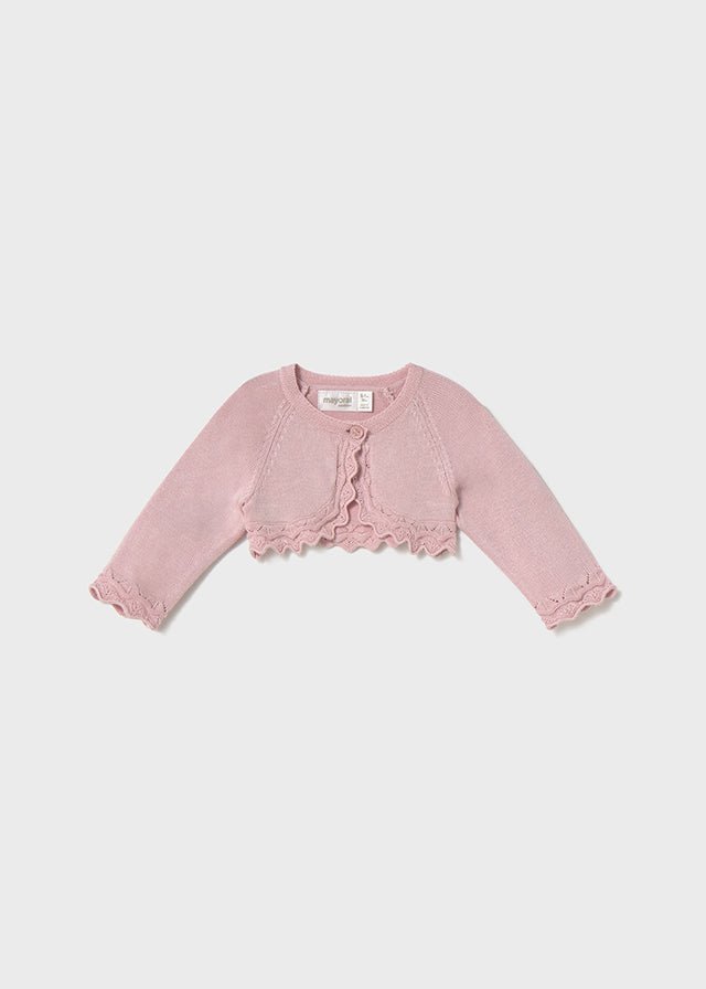 Coprispalle Cotone Viscosa Rosa 318/R corredino e abbigliamento neonato | NANU' BABY