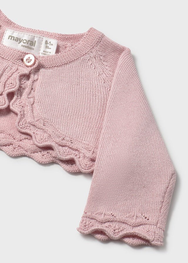 Coprispalle Cotone Viscosa Rosa 318/R corredino e abbigliamento neonato | NANU' BABY
