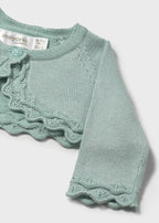 Coprispalle Cotone Viscosa Verde 318/V corredino e abbigliamento neonato | NANU' BABY