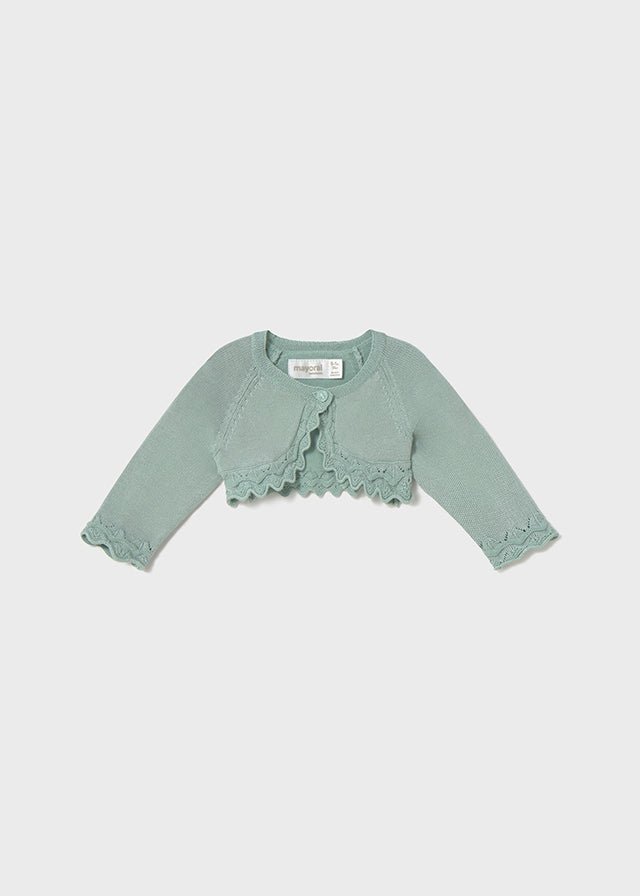 Coprispalle Cotone Viscosa Verde 318/V corredino e abbigliamento neonato | NANU' BABY