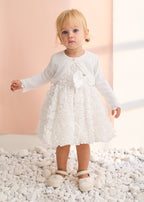 Coprispalle Tricot Bianco 5301/26 corredino e abbigliamento neonato | NANU' BABY