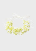 Coroncina Fiori Verde GG25ACC43/V corredino e abbigliamento neonato | NANU' BABY