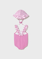 Costume Intero Cappello Rosa 1764/R corredino e abbigliamento neonato | NANU' BABY
