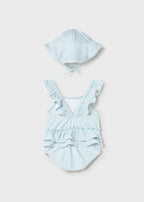 Costume Intero Cappello Verde 1737/82 corredino e abbigliamento neonato | NANU' BABY