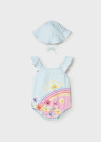 Costume Intero Cappello Verde 1737/82 corredino e abbigliamento neonato | NANU' BABY