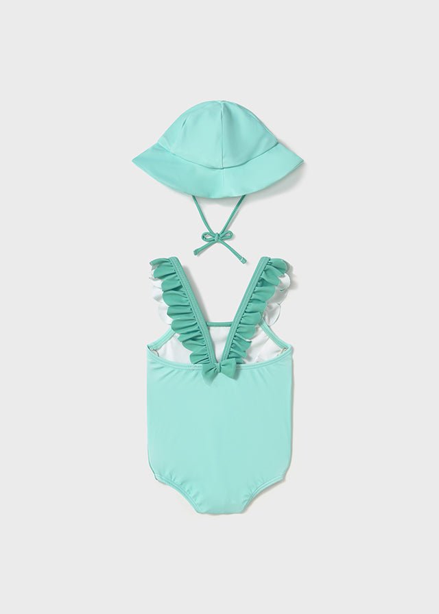 Costume Intero Cappello Verde 1764/V corredino e abbigliamento neonato | NANU' BABY