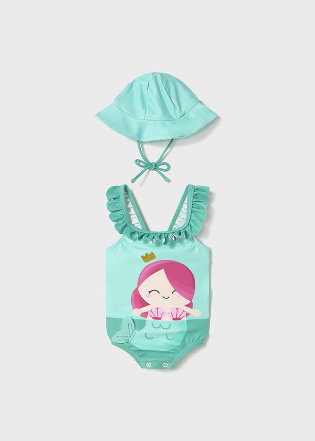 Costume Intero Cappello Verde 1764/V corredino e abbigliamento neonato | NANU' BABY