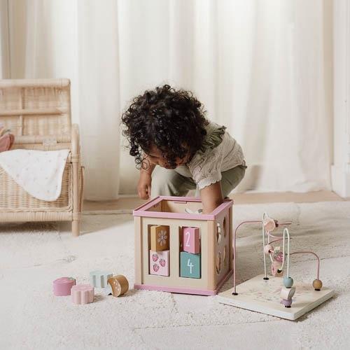 Cubo attività in legno- Giardino delle Fate  MULTICOLORE LD7331 -  NANU' BABY