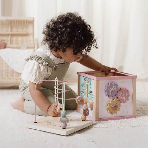 Cubo attività in legno- Giardino delle Fate  MULTICOLORE LD7331 -  NANU' BABY