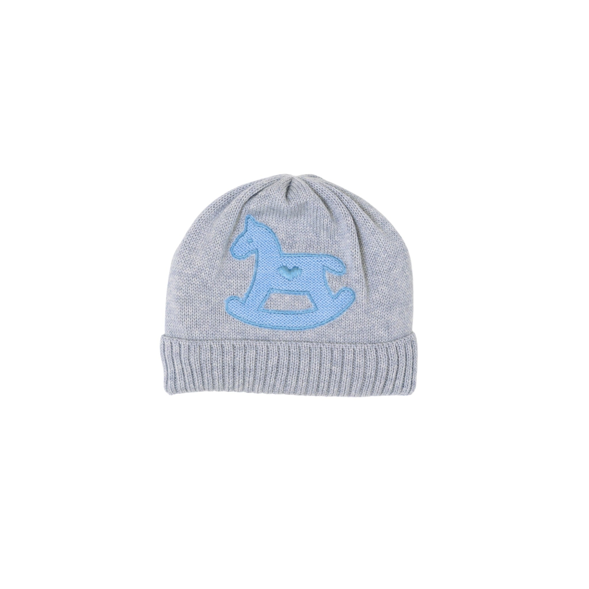 Cuffia Cavallino a dondolo Neonato Grigio CAVALLINO/602 corredino e abbigliamento neonato | NANU' BABY