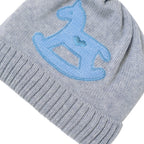 Cuffia Cavallino a dondolo Neonato Grigio CAVALLINO/602 corredino e abbigliamento neonato | NANU' BABY