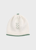 Cuffia Cotone Bianco corredino e abbigliamento neonato | NANU' BABY