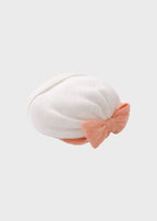 Cuffia Cotone Fiocco Albicocca FIOCCO/681 - A corredino e abbigliamento neonato | NANU' BABY