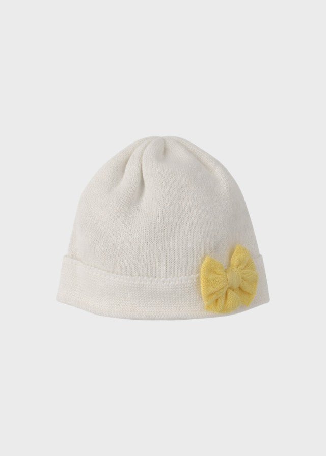 Cuffia Cotone Fiocco Bianco FIOCCO/681 - G corredino e abbigliamento neonato | NANU' BABY
