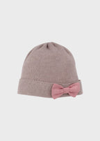 Cuffia Cotone Lino Corallo 680 corredino e abbigliamento neonato | NANU' BABY