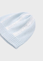 Cuffia Cotone Pizzo Valencienne ADNAN/CU corredino e abbigliamento neonato | NANU' BABY
