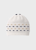 Cuffia Filo Cotone Blu EK5871 corredino e abbigliamento neonato | NANU' BABY