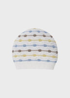 Cuffia Filo Cotone Cielo EK5171/C corredino e abbigliamento neonato | NANU' BABY