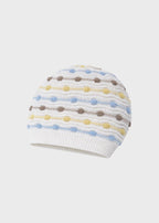Cuffia Filo Cotone Cielo EK5171/C corredino e abbigliamento neonato | NANU' BABY