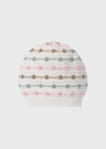Cuffia Filo Cotone Rosa EK5171/R corredino e abbigliamento neonato | NANU' BABY