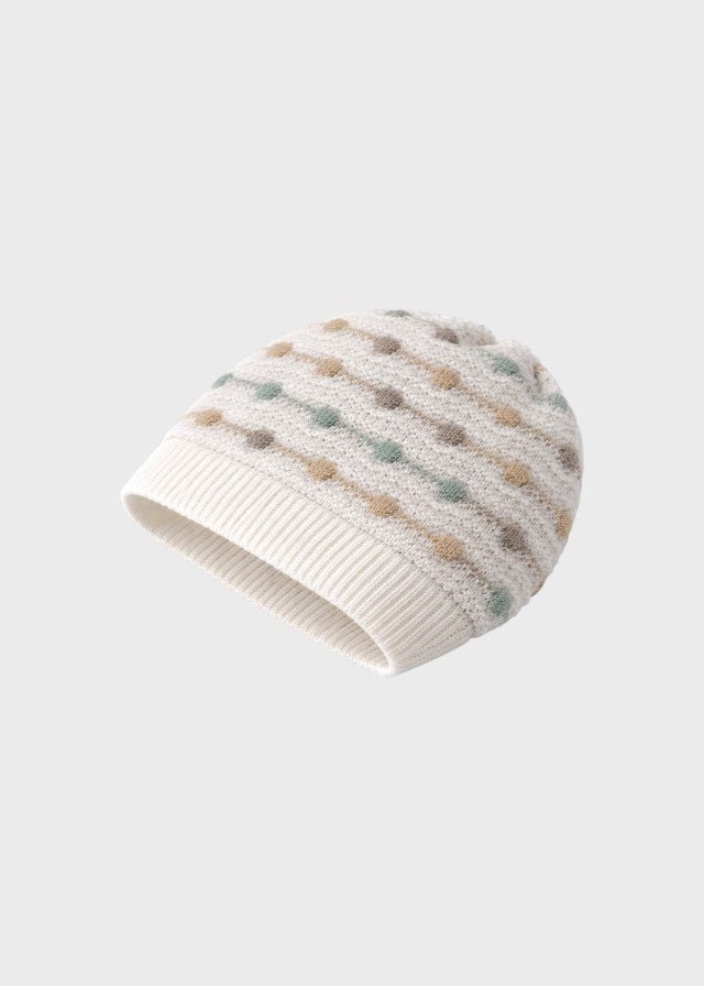 Cuffia Filo Cotone Verde EK5171/V corredino e abbigliamento neonato | NANU' BABY