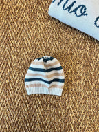 Cuffia in lana cielo Pom Pom Neonato Cielo IG5471PL/C corredino e abbigliamento neonato | NANU' BABY