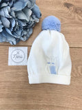 Cuffia In Lana Neonato PANNA IC9971 corredino e abbigliamento neonato | NANU' BABY