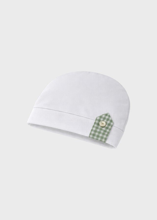 Cuffia Jersey Cotone Verde EK5473M/V corredino e abbigliamento neonato | NANU' BABY