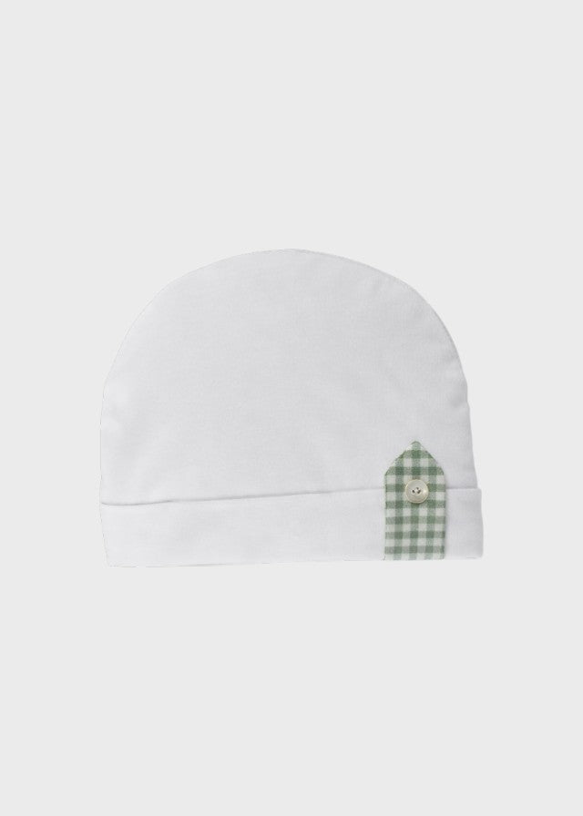 Cuffia Jersey Cotone Verde EK5473M/V corredino e abbigliamento neonato | NANU' BABY