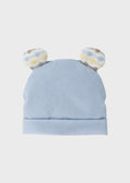 Cuffia Jersey Orecchiette Cielo EK5273/C corredino e abbigliamento neonato | NANU' BABY