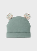 Cuffia Jersey Orecchiette Verde EK5273/V corredino e abbigliamento neonato | NANU' BABY
