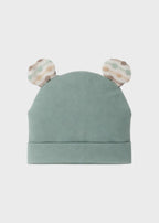 Cuffia Jersey Orecchiette Verde EK5273/V corredino e abbigliamento neonato | NANU' BABY