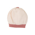 Cuffia Neonata Lana Vergine 100% Natural Rosa IN7171BT/R corredino e abbigliamento neonato | NANU' BABY