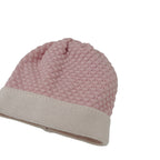 Cuffia Neonata Lana Vergine 100% Rosa IN5771BT/R corredino e abbigliamento neonato | NANU' BABY