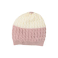 Cuffia Neonata Lana Vergine 100% Rosa IN6871BT/R corredino e abbigliamento neonato | NANU' BABY