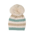 Cuffia Neonata Lana Vergine 100% Verde Vaniglia IN2371/V corredino e abbigliamento neonato | NANU' BABY